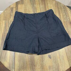 Lauren Ralph Lauren Black Label Linen Shorts Size 12